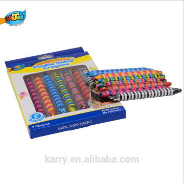 hot-sell fashionable economical magic crayon set for kid/double ended dual color crayon